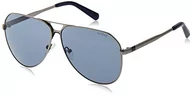 Okulary przeciwsłoneczne - Guess GU00069 Okulary, Matte Gunmetal, 61/11/140 dla mężczyzn, Matte Gunmetal - miniaturka - grafika 1