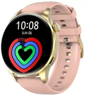 Smartwatch - Hagen HC39.115.5315 HC39 Różowe złoto - miniaturka - grafika 1