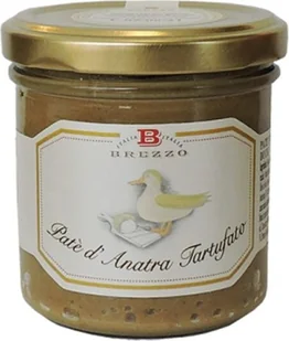 Włoski Pasztet z kaczki z czarną truflą, 145 g / Brezzo - Pasztet i przetwory mięsne - miniaturka - grafika 1