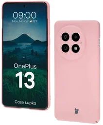 Bizon Etui Case Łupka do OnePlus 13, różowe - Etui i futerały do telefonów - miniaturka - grafika 1