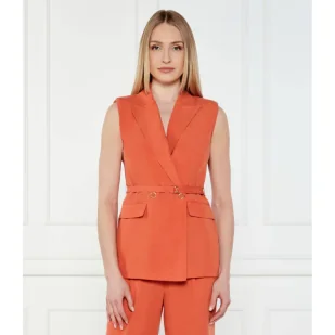 Liu Jo Kamizelka Regular Fit z dodatkiem lnu - Kamizelki damskie - miniaturka - grafika 1