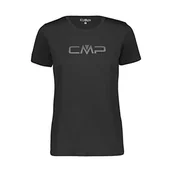 Koszulki i topy damskie - CMP CMP T-shirt damski, Nero, 48 39T5676P - miniaturka - grafika 1
