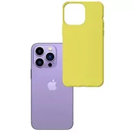 Etui i futerały do telefonów - 3MK Matt Case iPhone 14 Pro 6,1" limonka /lime - miniaturka - grafika 1