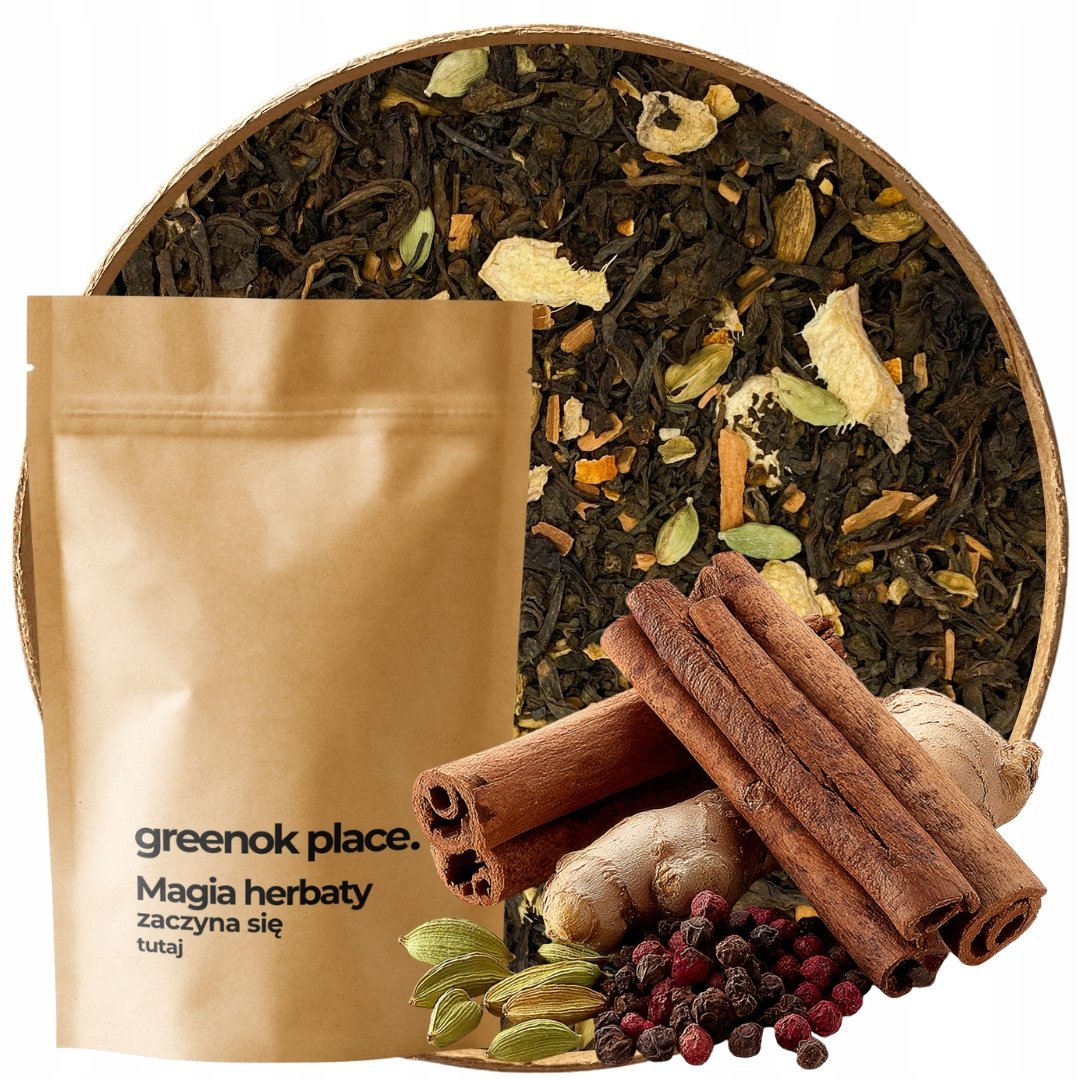 Herbata czerwona Korzenna 1000g rozgrzewająca grzaniec Naturalna