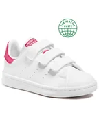 Buty dla dziewczynek - Adidas Buty Stan Smith Cf C FX7540 Biały - miniaturka - grafika 1