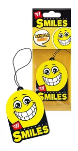 VANILLA | FRESHWAY Smiles Dry - zawieszka - Zapachy samochodowe - miniaturka - grafika 1