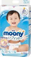Pieluchy - Moony Pieluszki L, 9-14 kg, 54 szt. - miniaturka - grafika 1