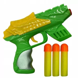 Pistolet wyrzutnia na strzałki piankowe + naboje - Zabawki militarne - miniaturka - grafika 1