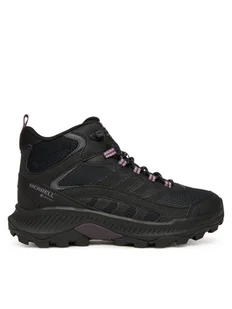 Merrell Trekkingi Speed Strike 2 Mid GORE-TEX J038258 Czarny - Buty trekkingowe damskie - miniaturka - grafika 1