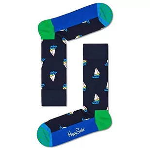 Happy Socks Męska skarpety żeglarskie, granatowe, 41-46 - Skarpetki męskie - miniaturka - grafika 1