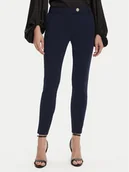 Spodnie damskie - Rinascimento Spodnie materiałowe CFC0122742003 Granatowy Regular Fit - miniaturka - grafika 1