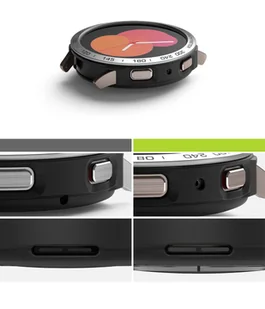 Ringke Air Sports+Bezel 2w1 etui ze stalową ramką do Samsung Galaxy Watch 5 40mm pokrowiec na kopertę czarno-niebieski (GW4-40-12_AS02) - Akcesoria do smartwatchy - miniaturka - grafika 7