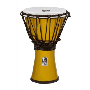 Toca Dźwięk 7my 7-inch Freestyle Color TOCA tfcdj Djembe  Metallic Yellow TO803295 - Perkusje - miniaturka - grafika 1
