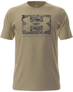 Under Armour UA ABC CAMO Boxed Logo SS - Pole Khaki / / Timberwolf Taupe - XL - Koszulki męskie - miniaturka - grafika 1