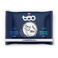 Woda - TEO karma mokra dla kotów, 2x bogata w pstrąga, 2x bogata w łososia 4x85g - miniaturka - grafika 1