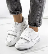 Botki damskie - Szare sneakersy damskie Kadie-39 - miniaturka - grafika 1