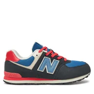 Buty dla chłopców - Sneakersy New Balance GC574RBT Czarny - miniaturka - grafika 1