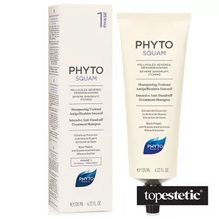 Ales Groupe PHYTO Phytosquam Szampon przeciwłupieżowy 125 ml - Szampony do włosów - miniaturka - grafika 1