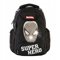 Plecaki szkolne i tornistry - PLECAK SZKOLNY MŁODZIEŻOWY TORNISTER CZARNY SPIDERMAN - miniaturka - grafika 1