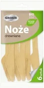 Akcesoria do grilla - Grosik, noże drewniane, 6 szt. - miniaturka - grafika 1
