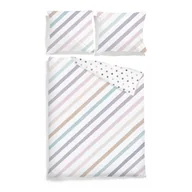 Pościel - Pościel dwustronna Pastelowe duo 150 x 200 cm + 50 x 60 cm - miniaturka - grafika 1