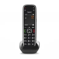 Telefony stacjonarne - Gigaset E720HX Telefon analogowy/DECT Nazwa i identyfikacja dzwoniącego Czarny - miniaturka - grafika 1