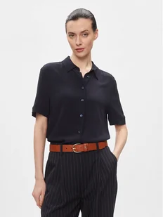 Tommy Hilfiger Koszula WW0WW41831 Granatowy Regular Fit - Koszule damskie - miniaturka - grafika 1