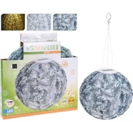 Akcesoria i części do kuchenek i piekarników - Lampa solarna w kształcie kuli 40 cm motyw liści DX9200820 - miniaturka - grafika 1