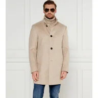 Płaszcze męskie - Joop! Wełniany płaszcz 17 JC-21Maron | z dodatkiem kaszmiru - miniaturka - grafika 1