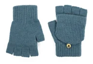 Rękawiczki - Rękawiczki Mitenki Bez Palców Damskie Młodzieżowe Miękkie Zimowe Casualowe - miniaturka - grafika 1