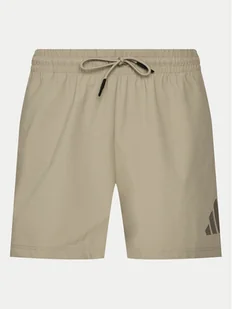 adidas Szorty sportowe Z.N.E. Woven JN9024 Beżowy Regular Fit - Spodenki męskie - miniaturka - grafika 1