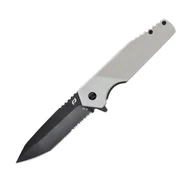 Noże - Schrade - Nóż składany EDC Shudder Assisted Opening Folder - AUS-10 - Szary - 1159289 - miniaturka - grafika 1