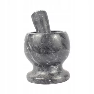 Tadar MOŹDZIERZ MARMUROWY Z TŁUCZKIEM 8 X 6 CM CZARNY 5903313401647 - Pozostałe akcesoria kuchenne - miniaturka - grafika 1