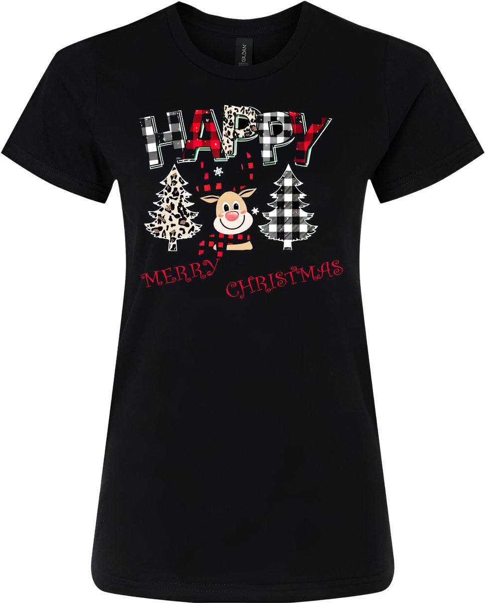 KOSZULKA DAMSKA NADRUK MERRY CHRISTMAS ŚWIĘTA PREZENT PREMIUM M