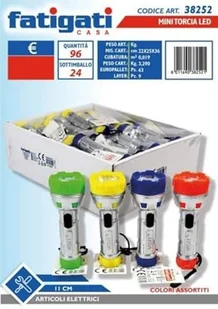 FATIGATI L.BRICO Latarka LED 11cm 38252, Jak na zdjęciu - Latarki - miniaturka - grafika 1