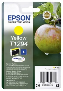 Epson Tusz T1294 YELLOW 7.0ml do serii BX/SX C13T12944012 - Tusze oryginalne - miniaturka - grafika 6