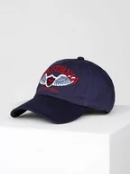 Czapki i chusty sportowe męskie - Granatowa czapka z daszkiem Denley CZ41 - miniaturka - grafika 1