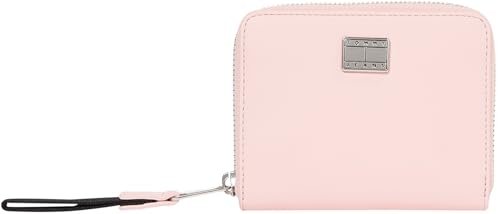 TOMMY JEANS Damski portfel TJW AMERICAN COOL MED ZA AW0AW17298 Zip Around Wallet, PINK (Delikatny róż), OS, Różowy (delikatny róż), One Size