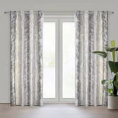 Zasłony - ZASŁONA GOTOWA SOFI 135 X 250 CM SREBRNY EUROFIRANY - miniaturka - grafika 1