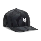 Czapki damskie - Czapka z Daszkiem FOX FOX Head Camo Tech Flexfit Czarny MoroL/XL - miniaturka - grafika 1