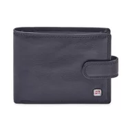 Portfele - Portfel Męski Skórzany Gw-2215 Rfid Czarny - miniaturka - grafika 1