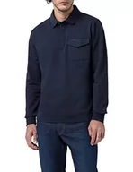 Bluzy męskie - Pierre Cardin Męska bluza polo Rugby, Dark Sapphire, M, Dark Sapphire, M - miniaturka - grafika 1