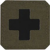 Odzież taktyczna i umundurowanie - Naszywka medyczna M-Tac Medic Cross Laser Cut - Ranger Green/Black (51122232) - miniaturka - grafika 1