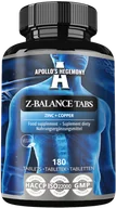 Witaminy i minerały - APOLLO'S HEGEMONY Z-BALANCE CYNK + MIEDŹ 180 TABLETEK - miniaturka - grafika 1