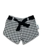 Spodenki damskie - Dziewczęce szorty w pepitkę białe Nicol,r.74 - miniaturka - grafika 1