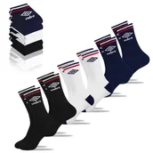 Skarpetki męskie - UMBRO Skarpety Długie Tenisowe 6pak 35/38 - miniaturka - grafika 1