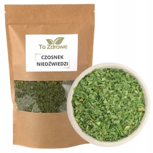 CZOSNEK NIEDŹWIEDZI 100g suszony naturalny PREMIUM To Zdrowe - Przyprawy i zioła sypkie - miniaturka - grafika 1