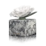 Aromaterapia - Dyfuzor zapachowy Porcelanowy  White Marble Colection  - Marble - Golden Amber - Złota Ambra 200ml - miniaturka - grafika 1