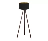 Lampy stojące - Brilagi - Lampa podłogowa VELVET 1xE27/60W/230V brązowy/czarny - miniaturka - grafika 1