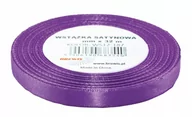 Pasmanteria - BREWIS Wstążka dekoracyjna satynowa 6mm/32m jasnyfiolet Brewis 187 - miniaturka - grafika 1